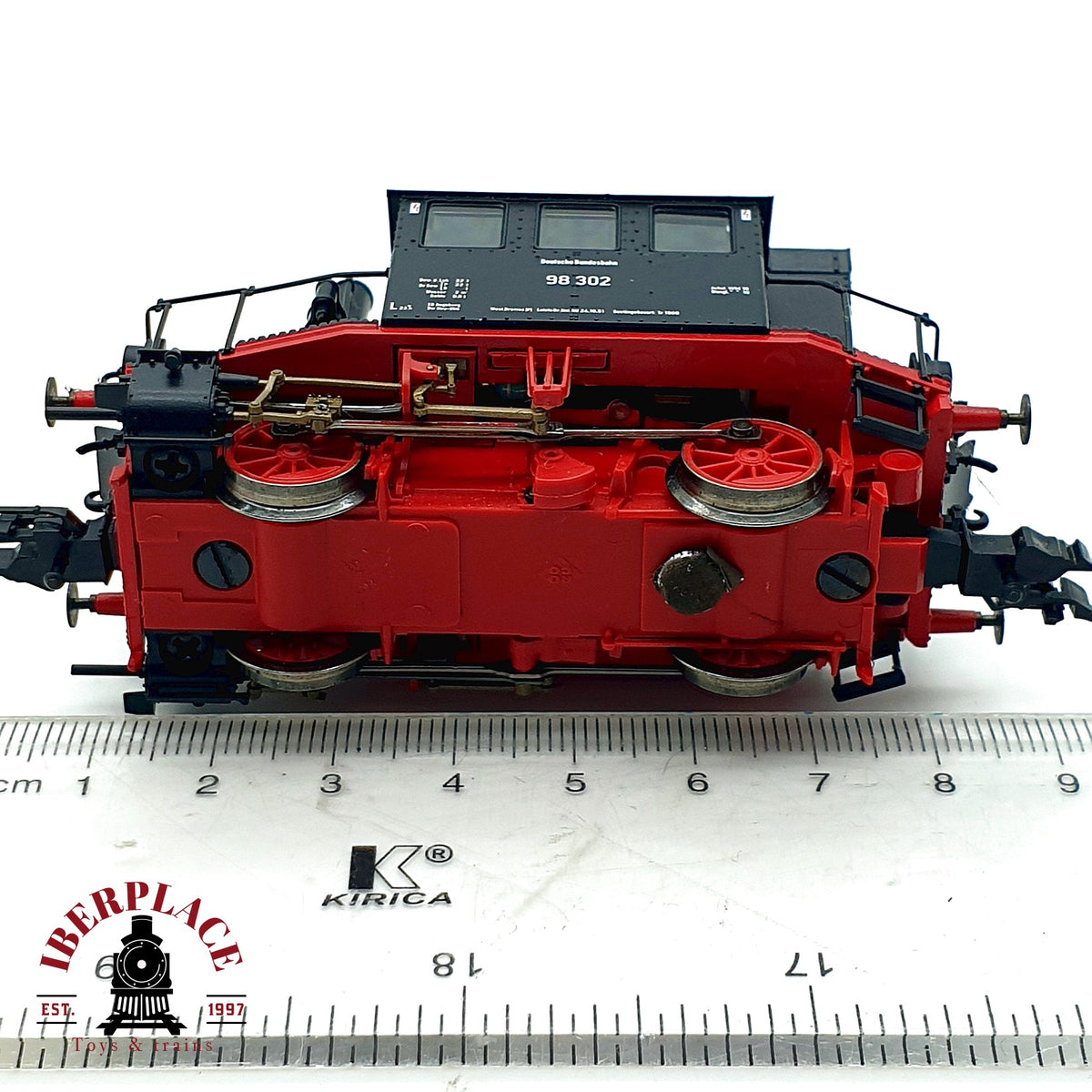 ♻️ ✨ Roco Locomotora vapor BR 98 302 DB Ep III DC Tenderlok Glaskasten Escala H0 1:87