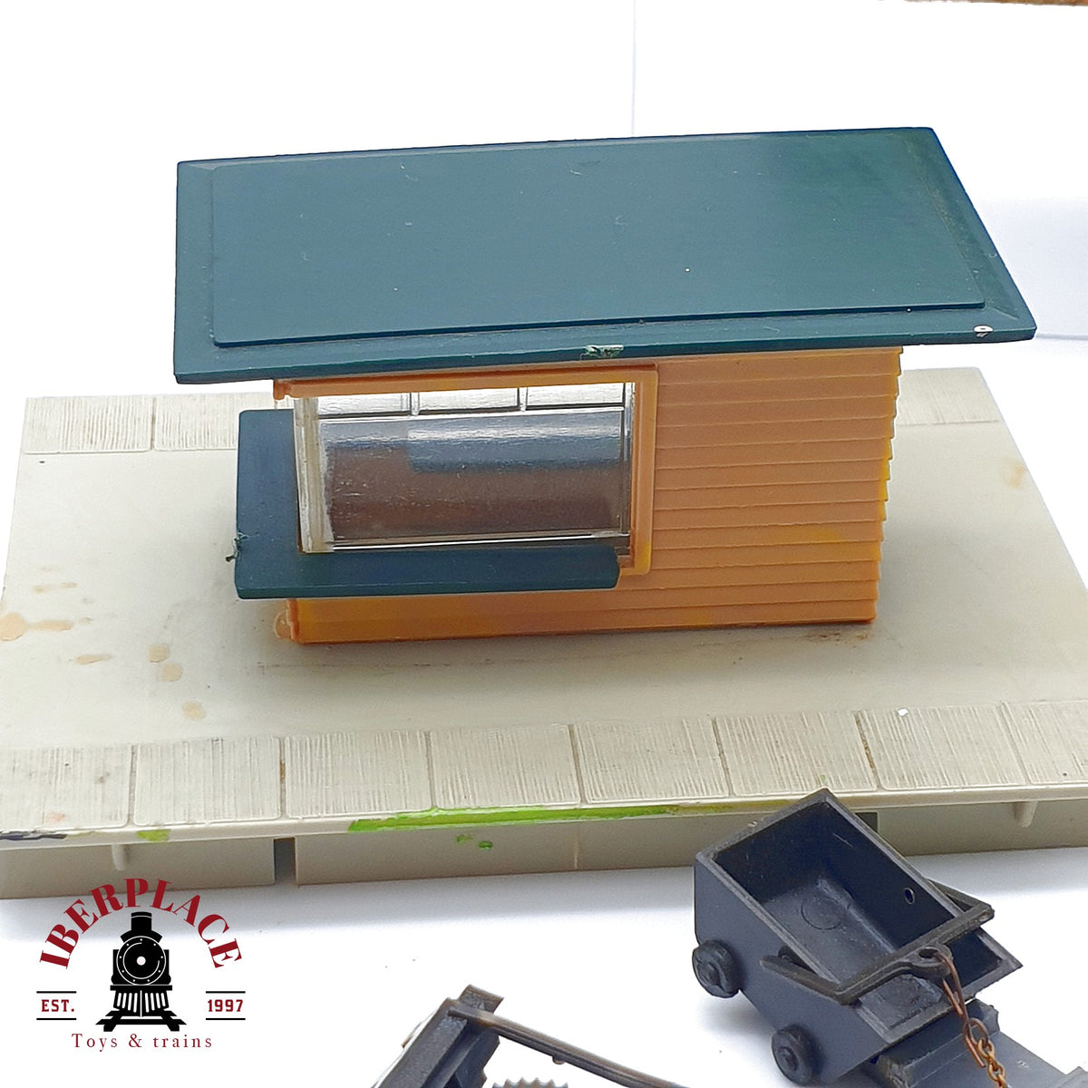 ♻️ 🚂 Accesorios Maqueta Invernaderos Carboneria Kiosco Escala H0 1:87
