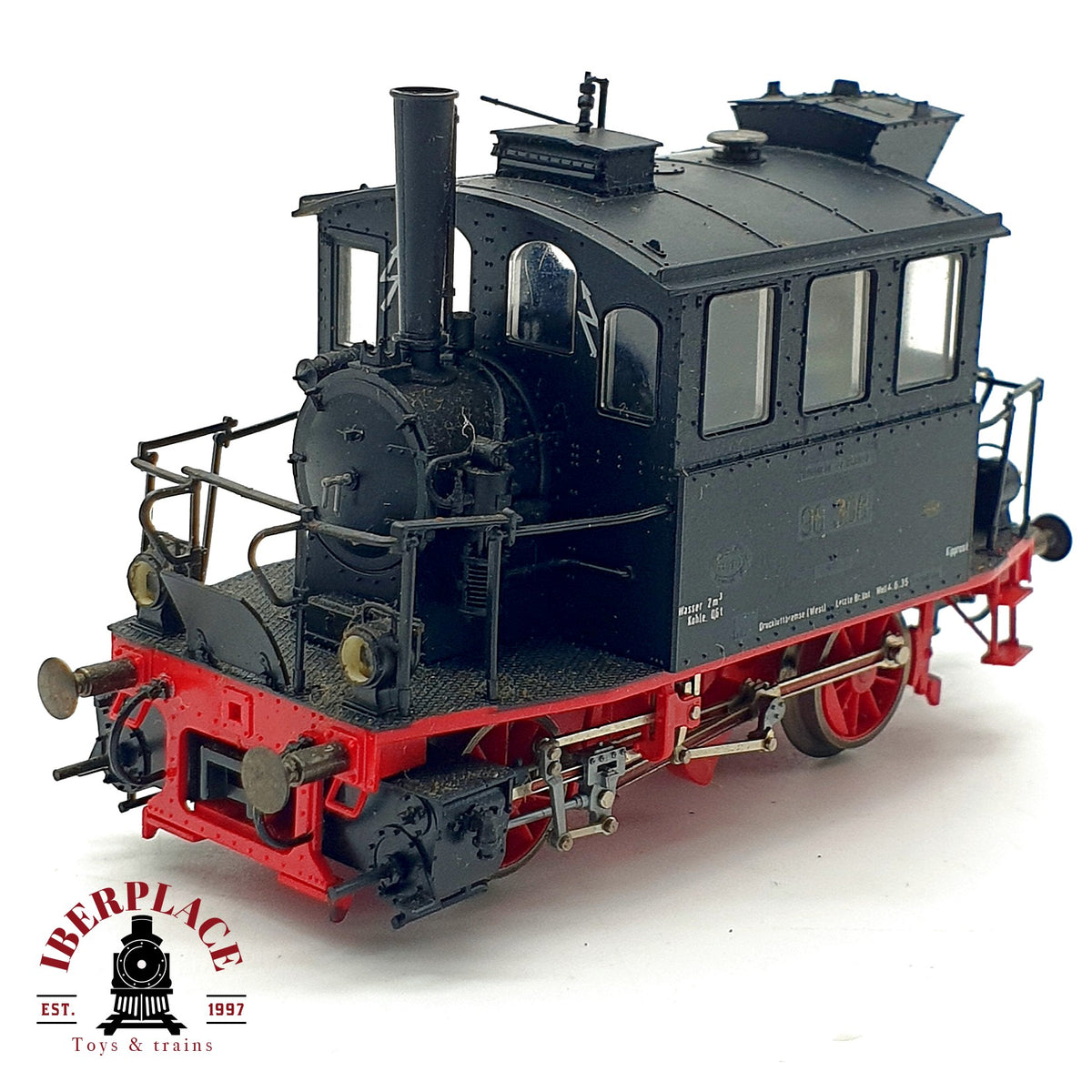 ♻️✨ Trix Locomotora vapor BR 98 308 DRG Ep II DC Tenderlok Glaskasten Escala H0 1:87