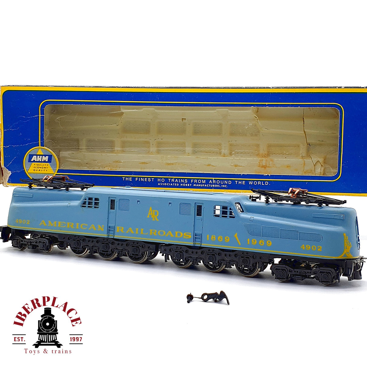 ♻️🛠️ Rivarossi AHM 5163 Locomotora Electrica GG1 GG-1 PRR Escala H0 1:87
