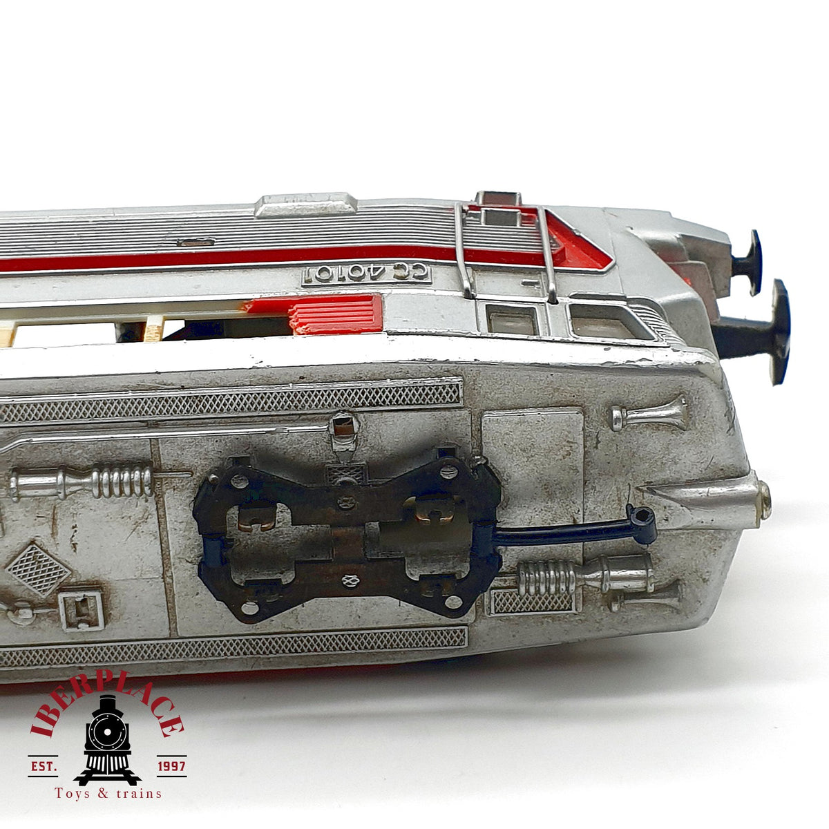 ♻️🛠️ Jouef locomotora CC 40101 sin motor + 2 vagones TEE SNCF restaurar repuestos DC Escala H0 1:87