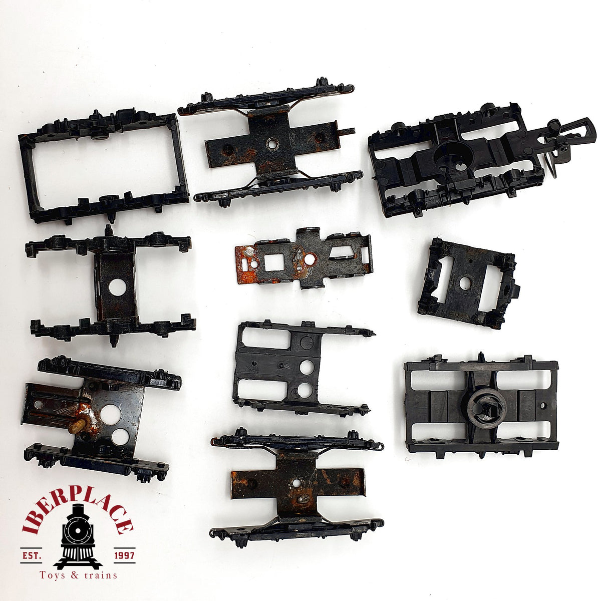 ♻️ 🧩 Lote Chasis Bogies para repuestos Escala H0 1:87