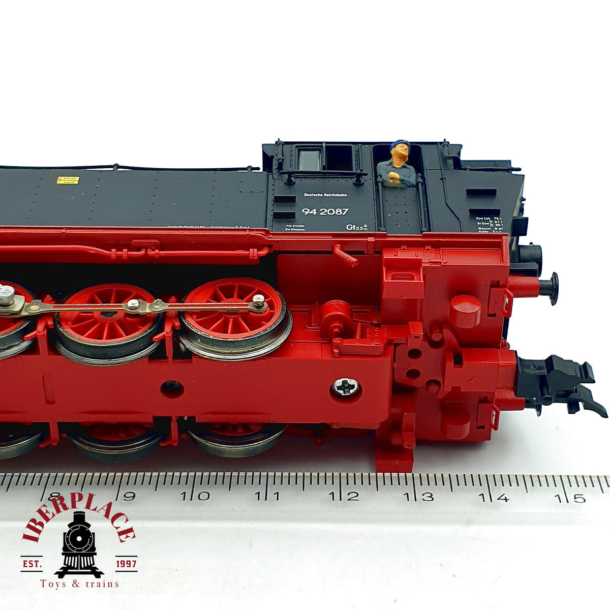 ♻️✨ PIKO 50060 locomotora vapor BR 94 2087 DR epoca III Escala H0 1:87 DC