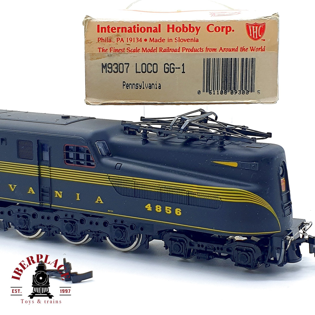 ♻️ 🚂 IHC M9307 Locomotora Electrica GG-1 PRR 4856 Pennsylvania Escala H0 1:87