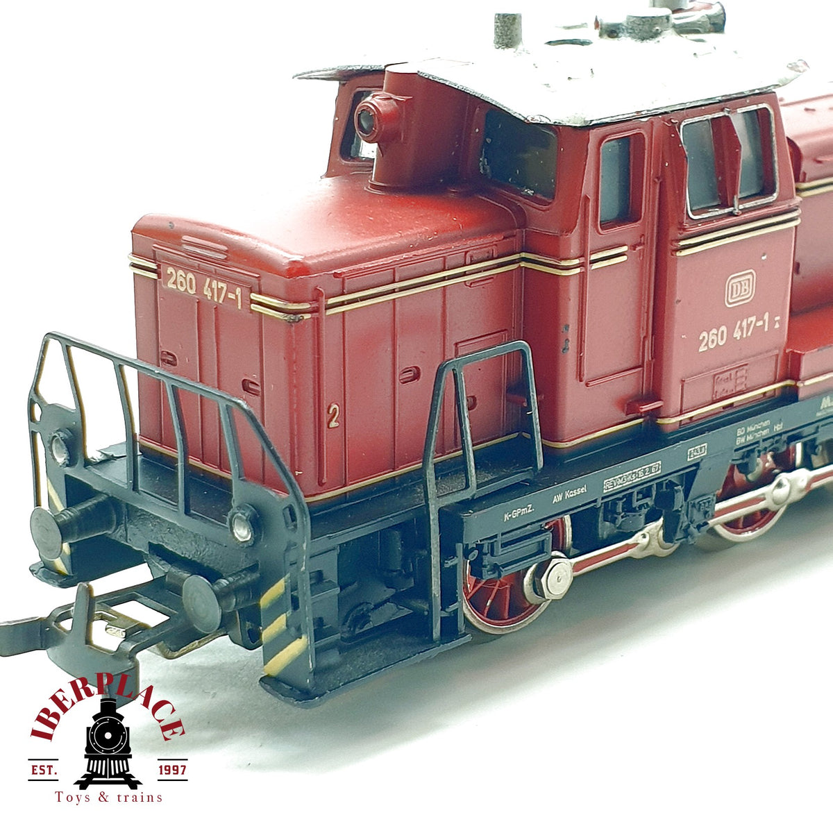 ♻️🚂 Märklin 3065 Locomotora BR 260 417-1 DB Ep IV AC Escala H0 1:87