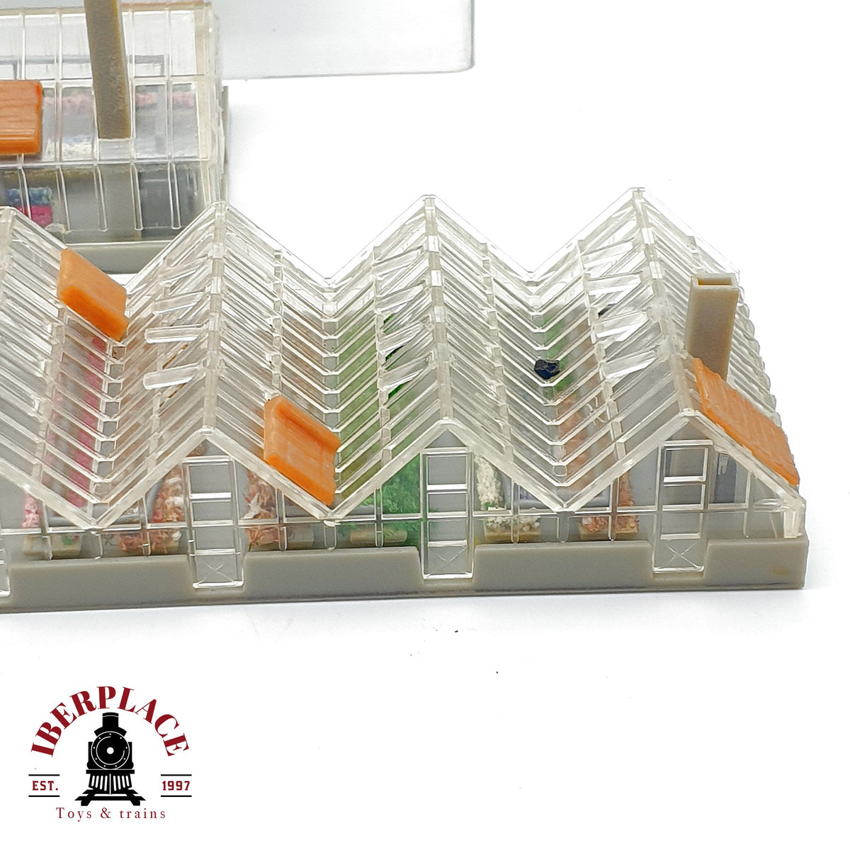 ♻️ 🚂 Accesorios Maqueta Invernaderos Carboneria Kiosco Escala H0 1:87