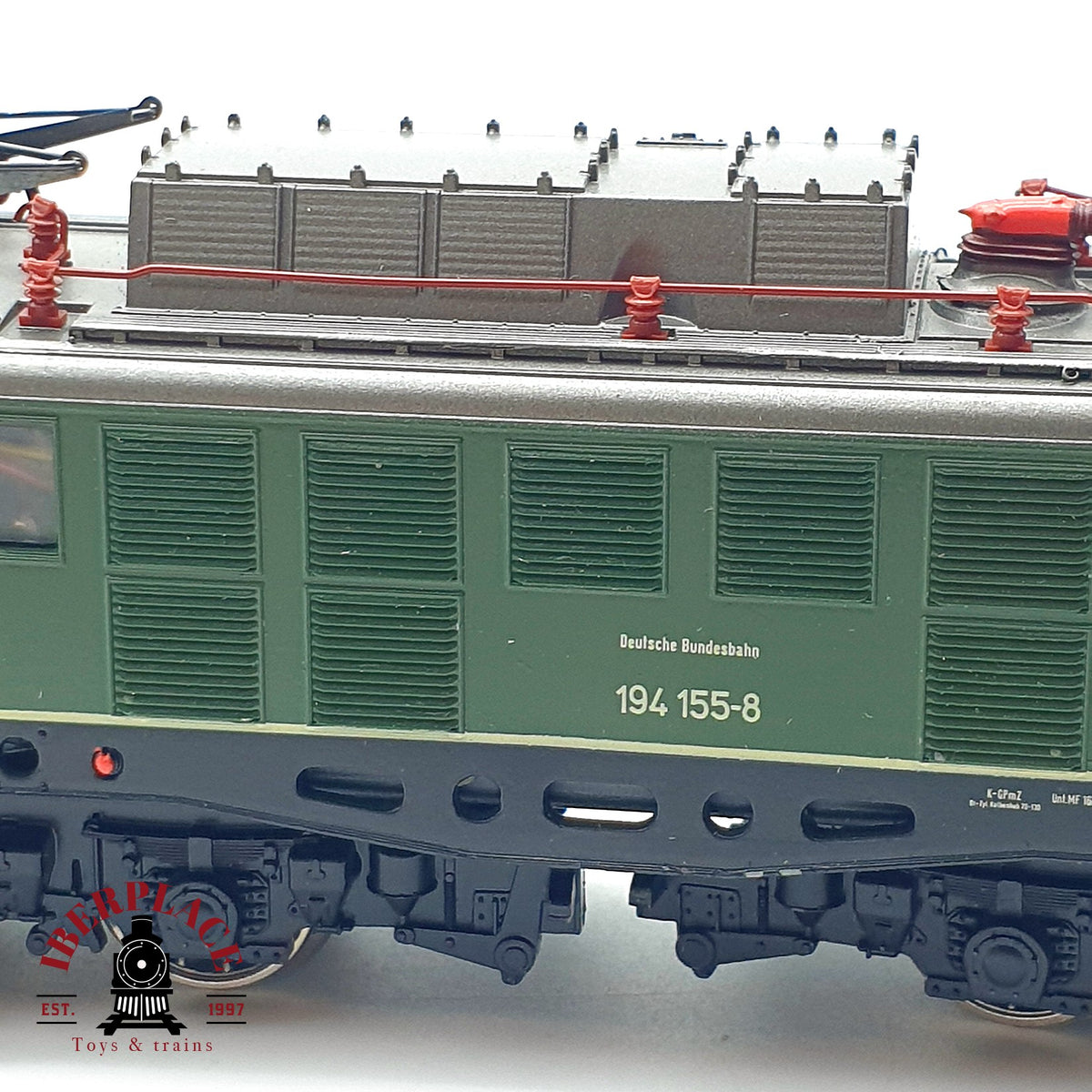 ♻️🛠️ Märklin Locomotora electrica cocodrilo BR 194 155-8 DB Ep IV AC H0 Escala H0 1:87