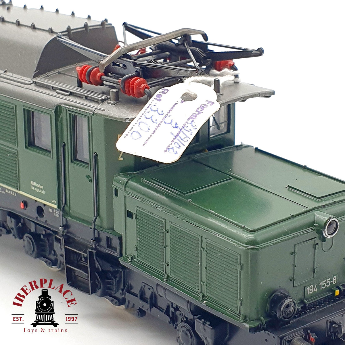 ♻️🛠️ Märklin Locomotora electrica cocodrilo BR 194 155-8 DB Ep IV AC H0 Escala H0 1:87