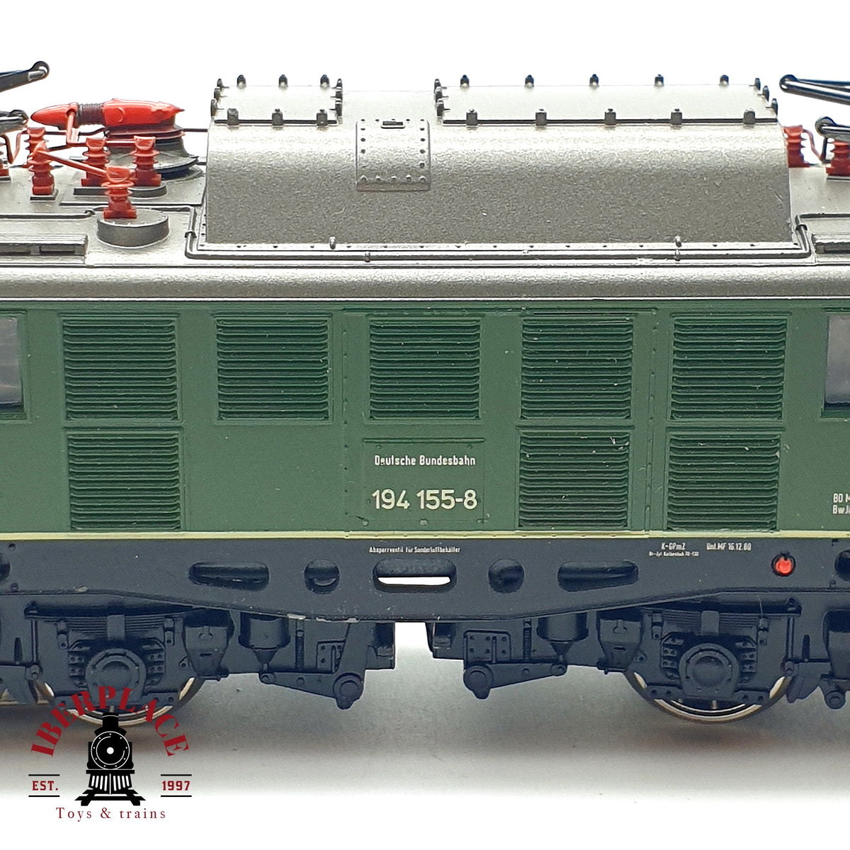 ♻️🛠️ Märklin Locomotora electrica cocodrilo BR 194 155-8 DB Ep IV AC H0 Escala H0 1:87