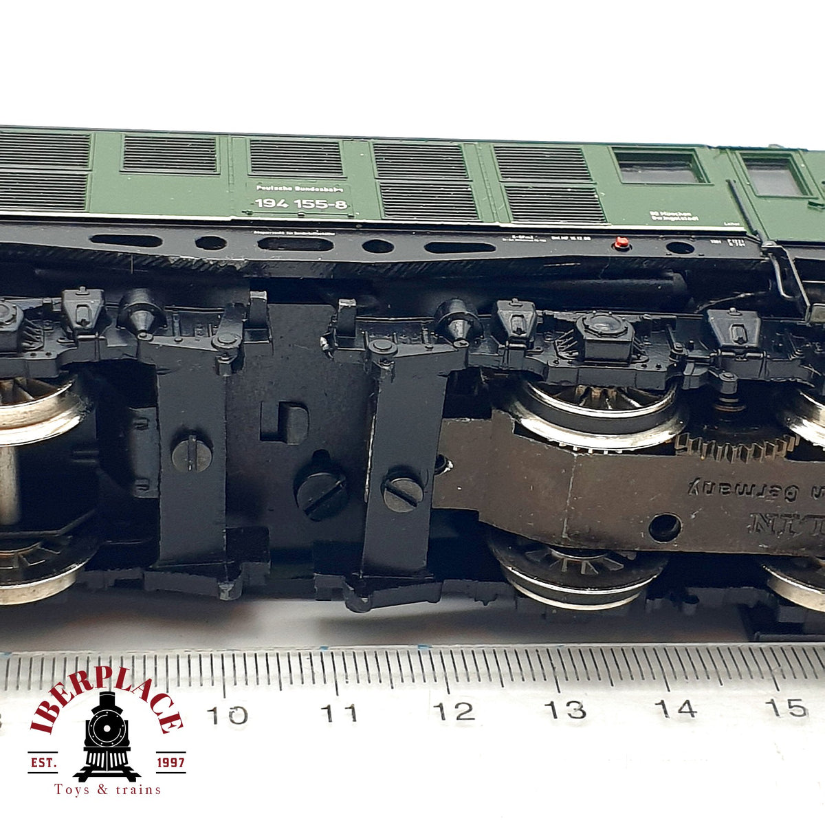 ♻️🛠️ Märklin Locomotora electrica cocodrilo BR 194 155-8 DB Ep IV AC H0 Escala H0 1:87