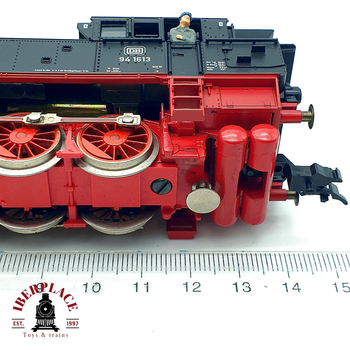 ♻️✨ Fleischmann Locomotora vapor BR 94 1613 DB Ep III DC Tenderlok T16.1 Escala H0 1:87