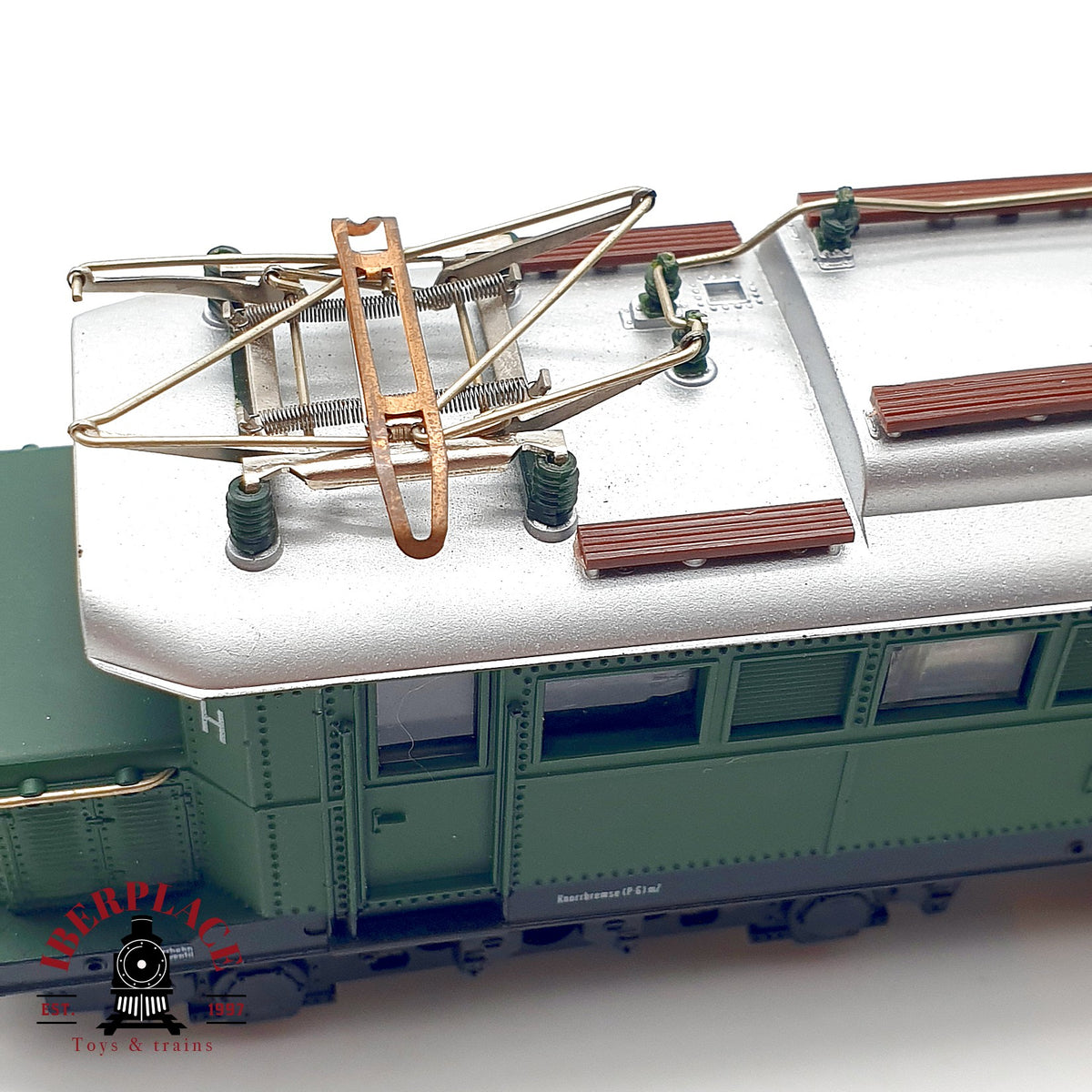 ♻️🚂 PIKO Locomotora electrica BR 144 137-0 DB verde H0 DC Escala H0 1:87
