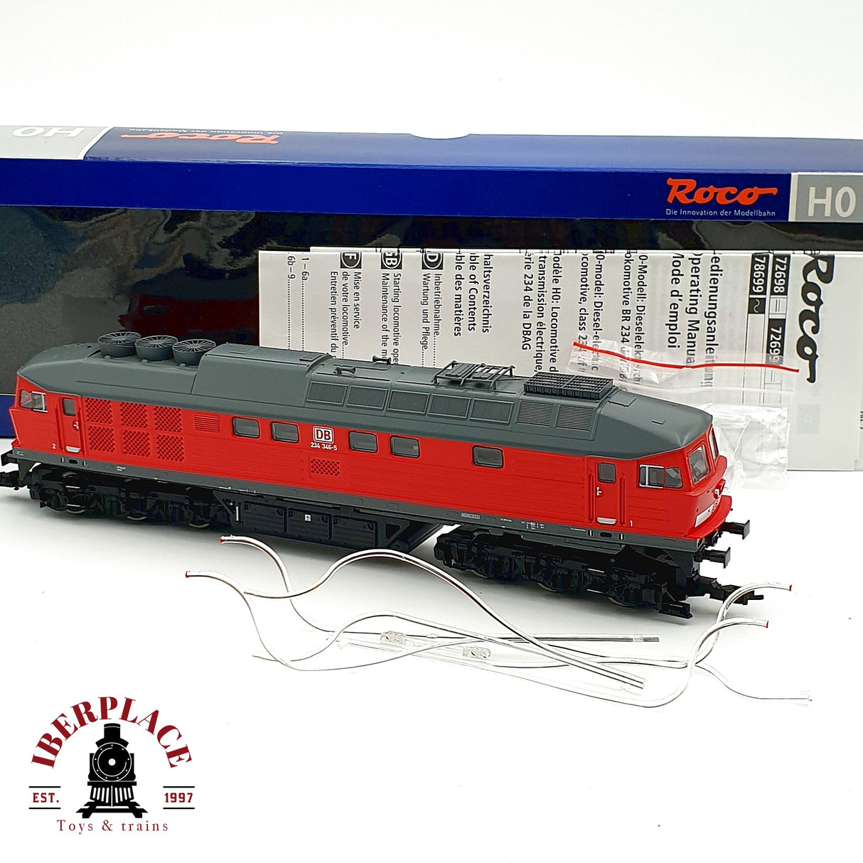 ♻️🛠️ Defect Roco 72698 locomotora diesel BR 234 346-5 DBAG epoca V H0 1:87 DC