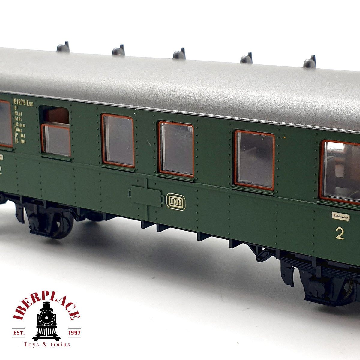 ♻️ ✨ Roco Vagon pasajeros 2 clase Bi DB Ep III Escala H0 1:87