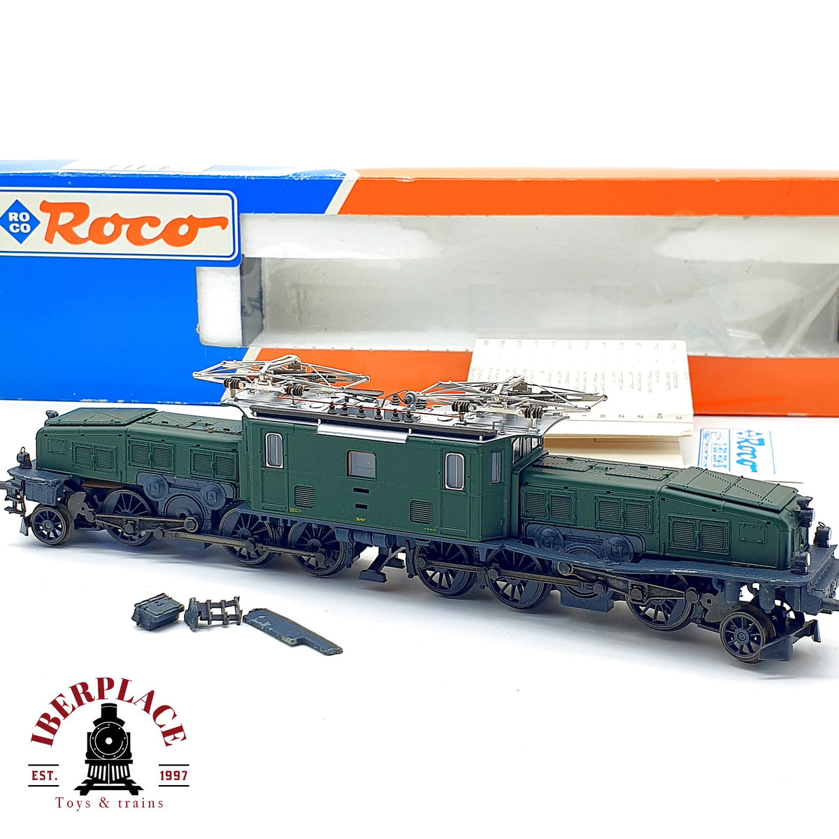♻️ 🛠️ Roco 43538 Locomotora Electrica Be 6/8 II Cocodrilo SBB Escala H0 1:87
