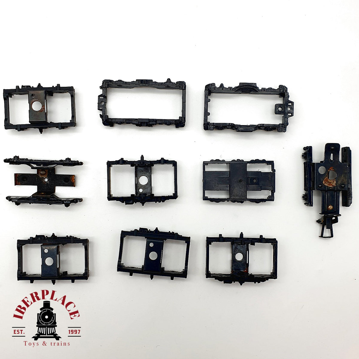 ♻️ 🧩 Lote Chasis Bogies para repuestos Escala H0 1:87 2/3
