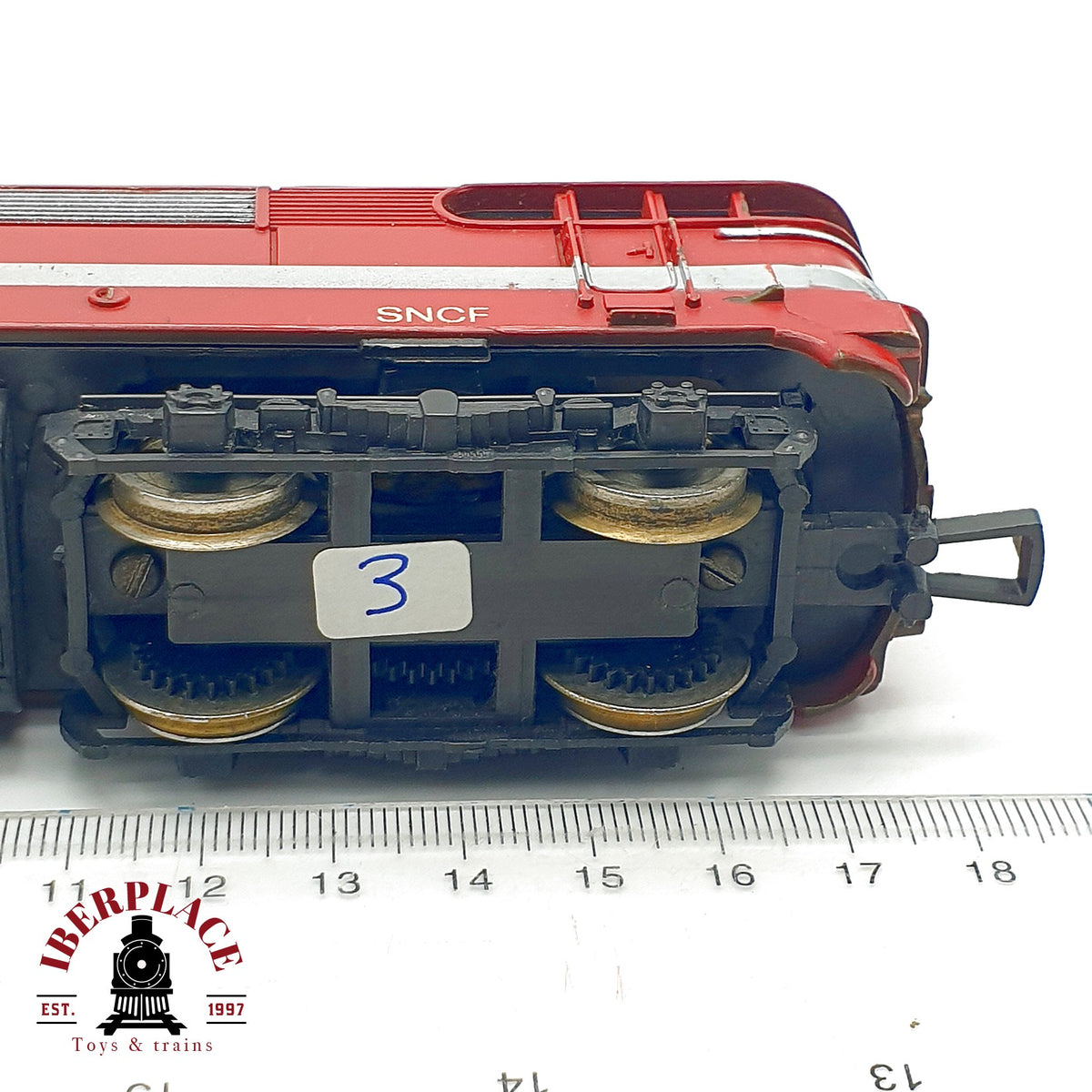 ♻️ 🛠️ Lima locomotora electrica BB 9291 Capitole SNCF roja restaurar piezas Escala H0 1:87