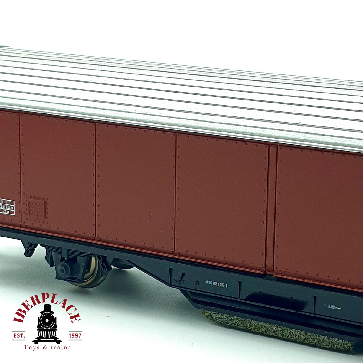 ♻️ ✨ Roco Vagon limpiavías DB 758 4 207-0 DC IV Escala H0 1:87