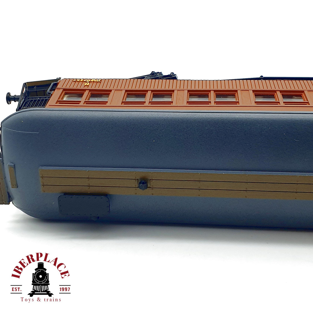 ♻️ ✨ Electrotren vagón pasajeros madera MZA BWf 157 RENFE marrón DC Escala H0 1:87