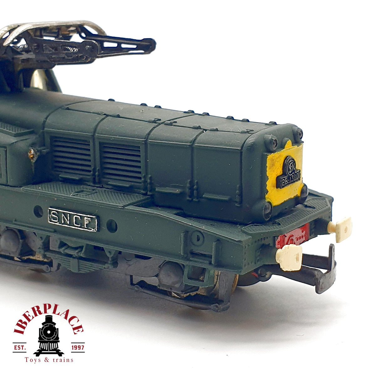 ♻️ 🚂 Jouef locomotora eléctrica BB-13001 SNCF verde Fer a repasser DC Escala H0 1:87