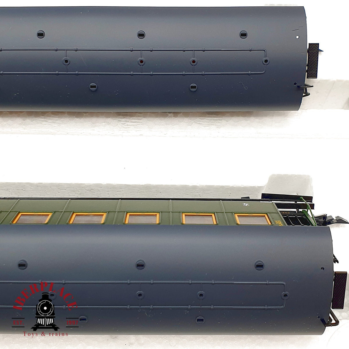 ♻️✨ Roco 43048 Tren EG 5 KPEV Locomotora + 3 Vagones Pasajeros DC Escala H0 1:87