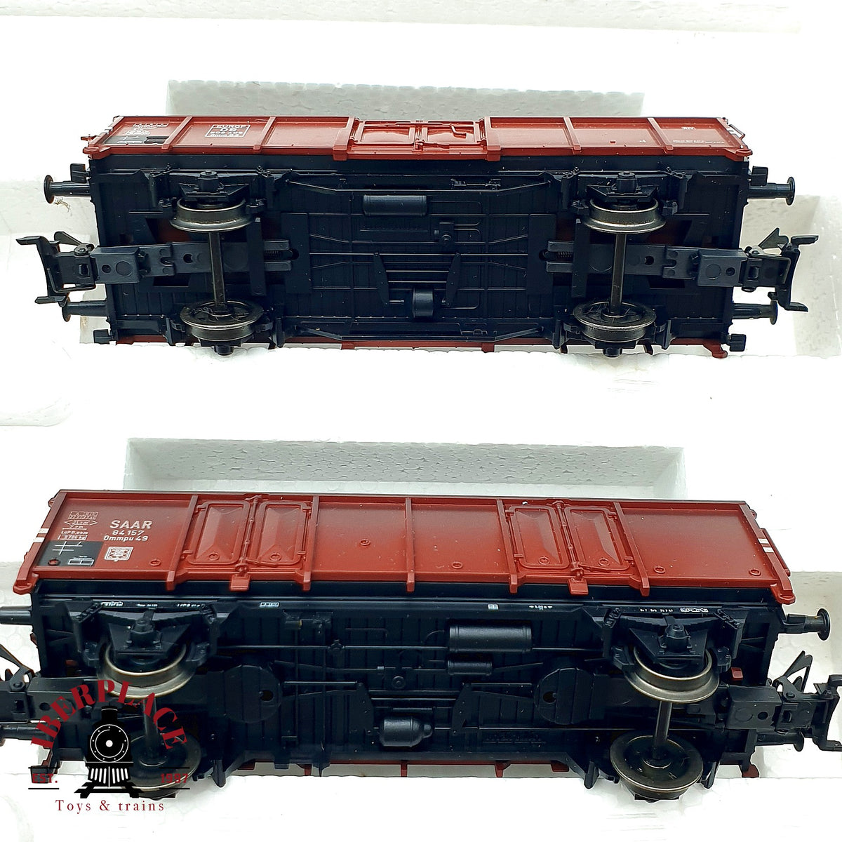 ♻️ ✨Märklin 46021 Set 6 vagones bordes abiertos Om 12 DB Ep III AC Escala H0 1:87