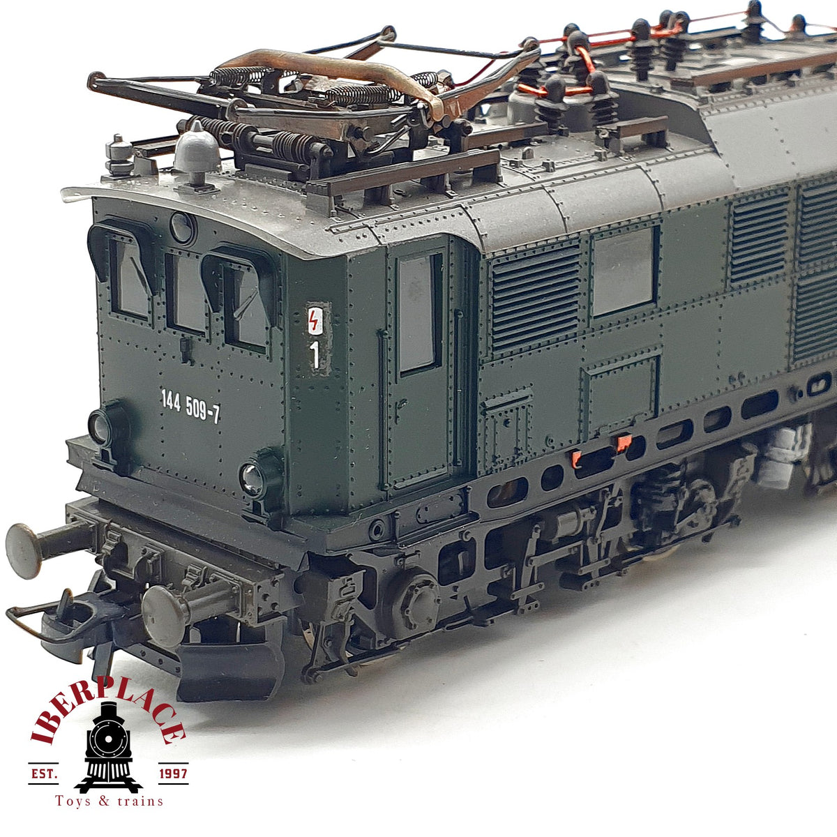 ♻️✨ Roco 4130 Locomotora Eléctrica BR 144 509-7 DB Verde Ep IV Escala H0 1:87