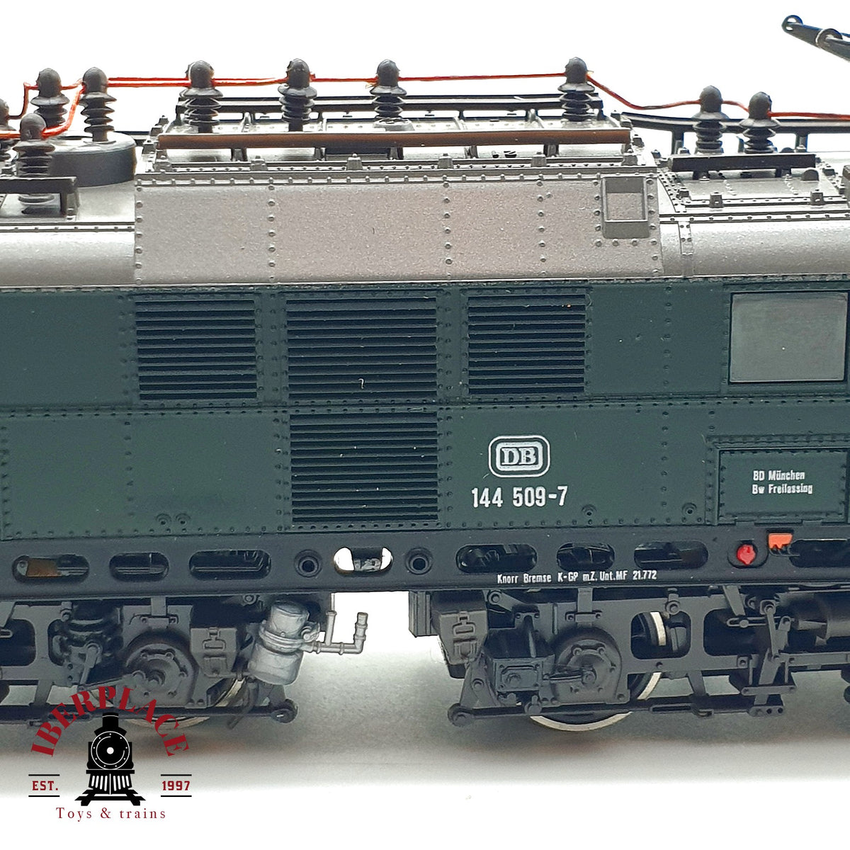 ♻️✨ Roco 4130 Locomotora Eléctrica BR 144 509-7 DB Verde Ep IV Escala H0 1:87
