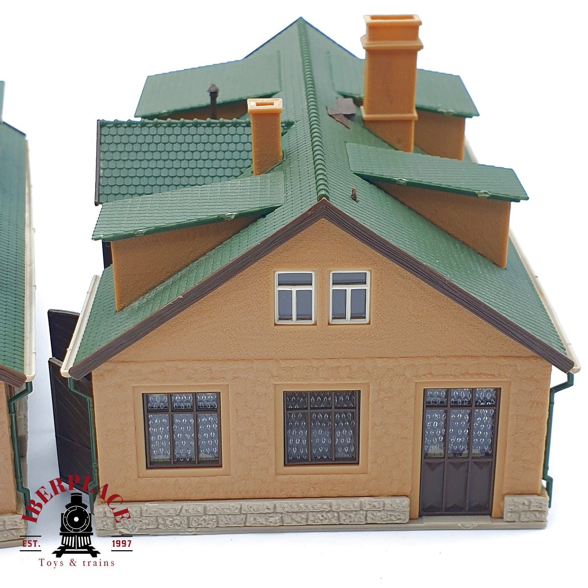 ♻️ 🚂 Vollmer 20990 Set 2 Cocheras Parque de Bomberos 3 Portones N escala 1:160