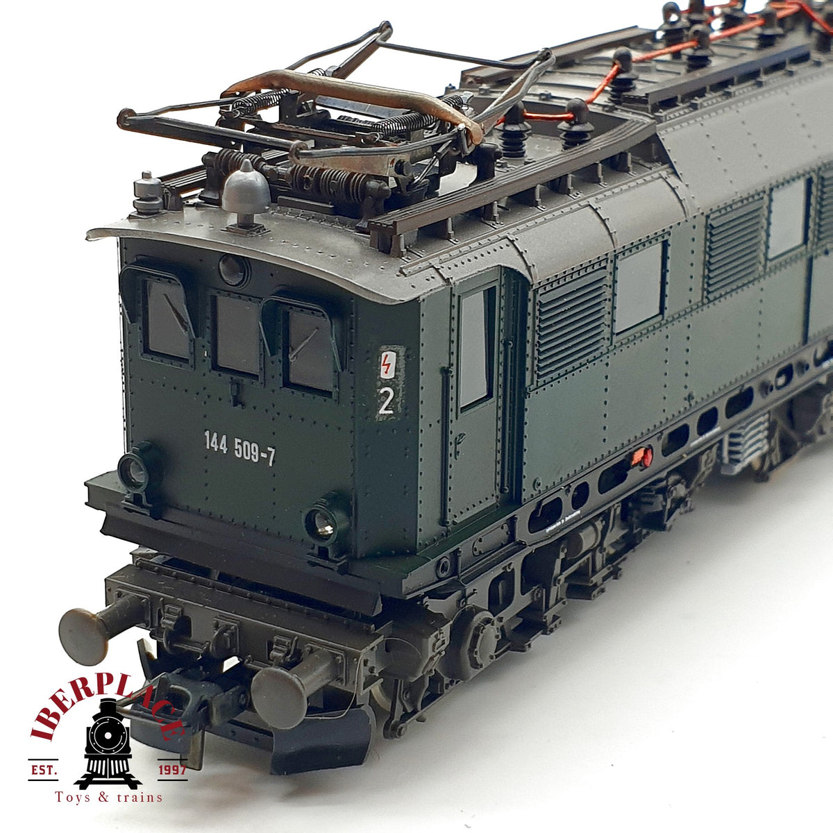 ♻️✨ Roco 4130 Locomotora Eléctrica BR 144 509-7 DB Verde Ep IV Escala H0 1:87