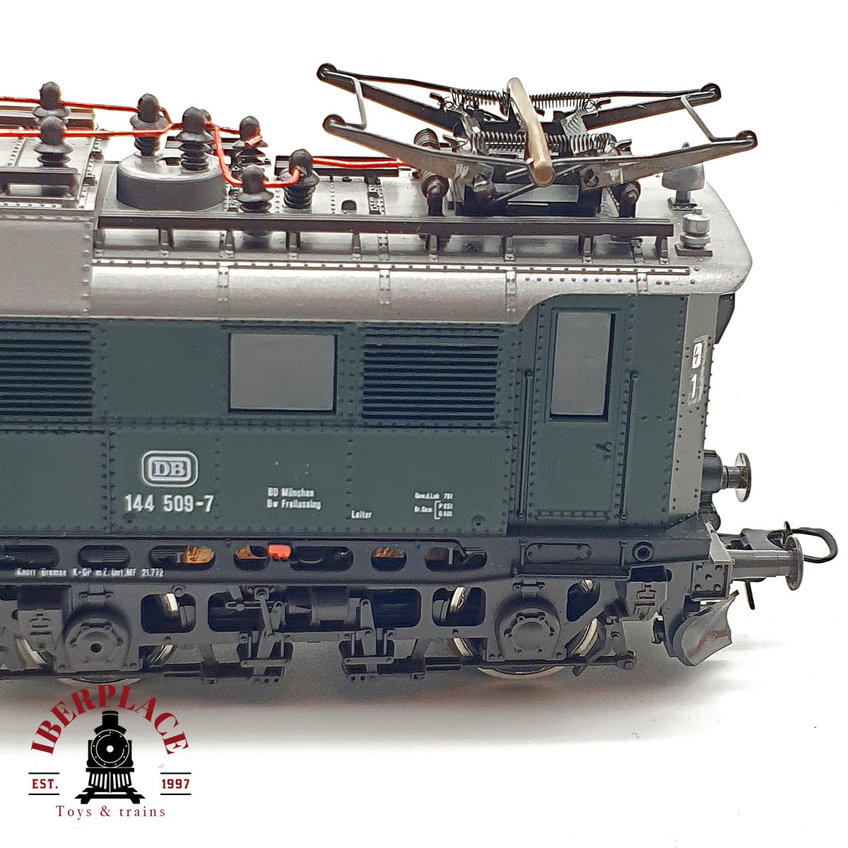 ♻️✨ Roco 4130 Locomotora Eléctrica BR 144 509-7 DB Verde Ep IV Escala H0 1:87