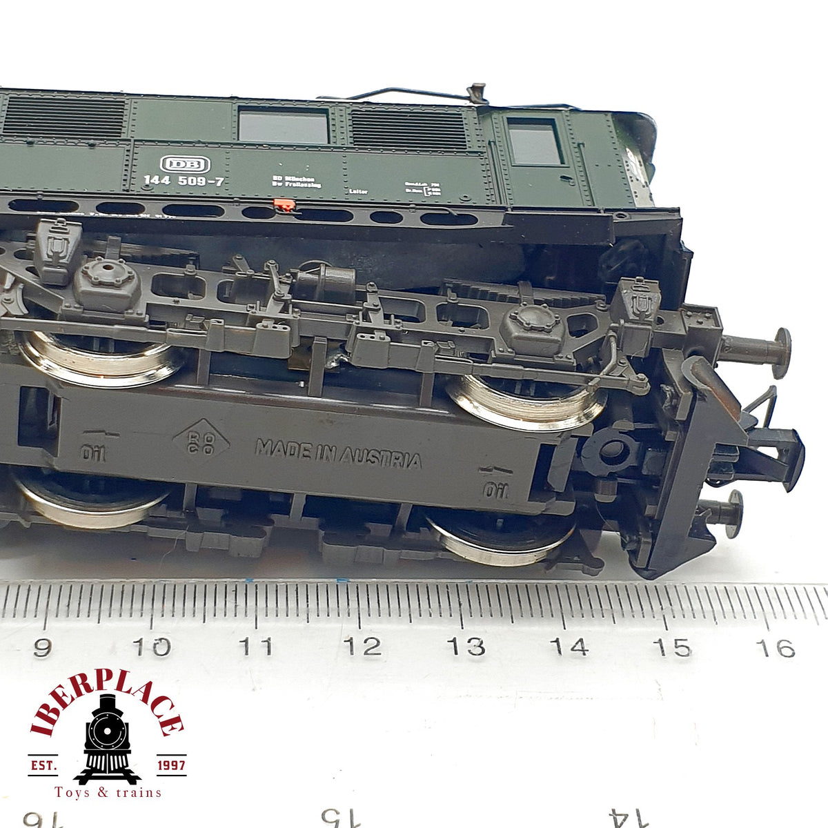 ♻️✨ Roco 4130 Locomotora Eléctrica BR 144 509-7 DB Verde Ep IV Escala H0 1:87