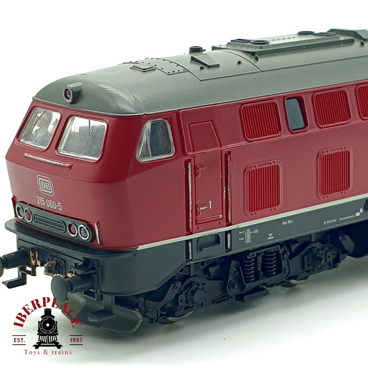 ♻️🚂 Roco Locomotora Diesel BR 215 060-5 DB Ep IV Rojo DC Escala H0 1:87