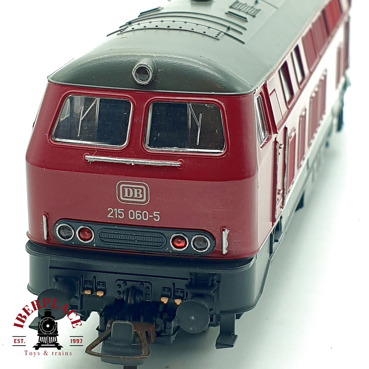 ♻️🚂 Roco Locomotora Diesel BR 215 060-5 DB Ep IV Rojo DC Escala H0 1:87