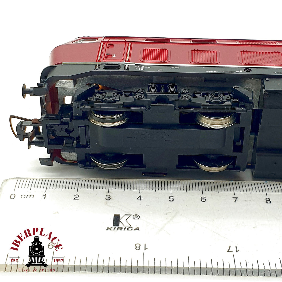 ♻️🚂 Roco Locomotora Diesel BR 215 060-5 DB Ep IV Rojo DC Escala H0 1:87