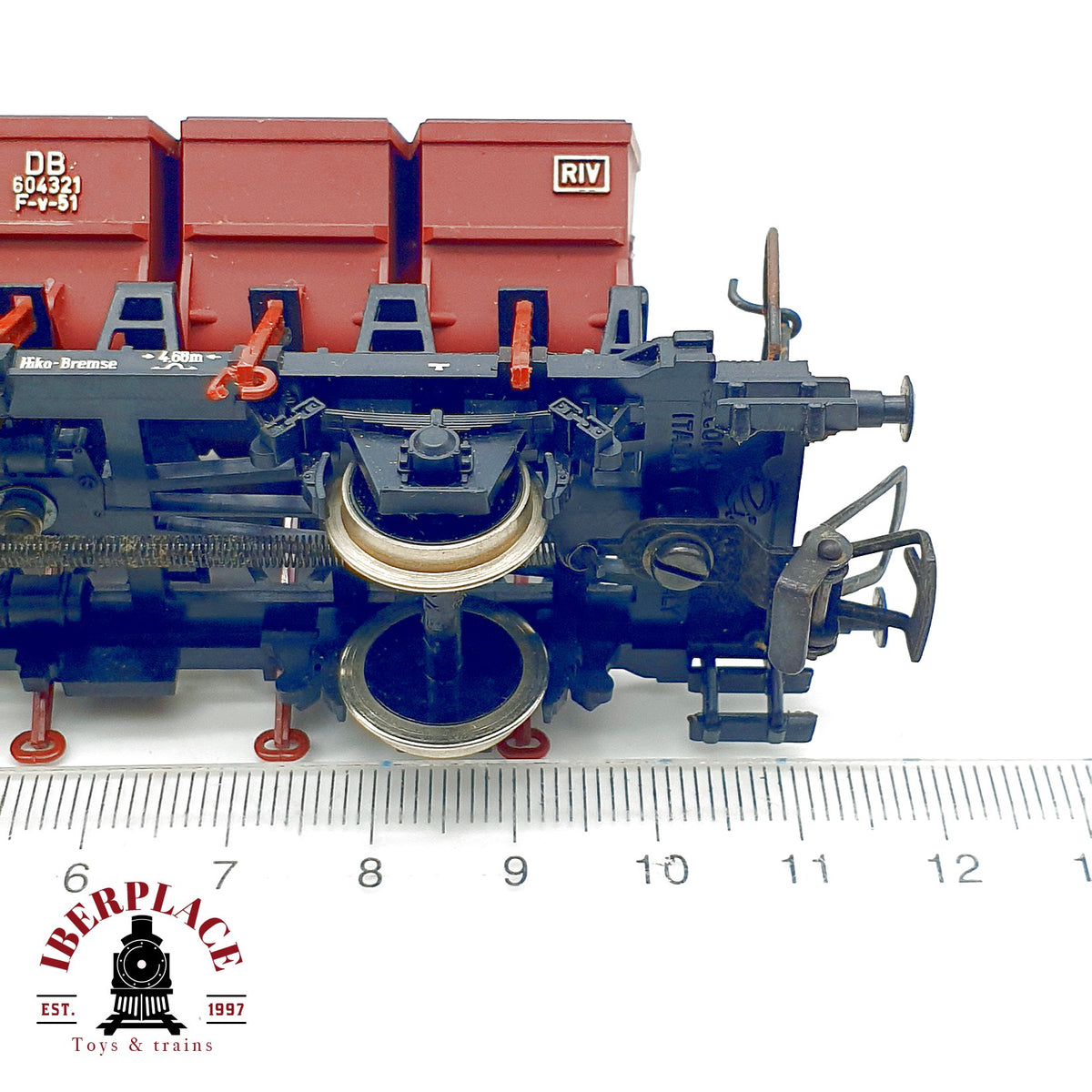 ♻️ 🚂 Rivarossi vagon de Tolva Otmm DB Mercancias Basculante Talbot DC Escala H0 1:87