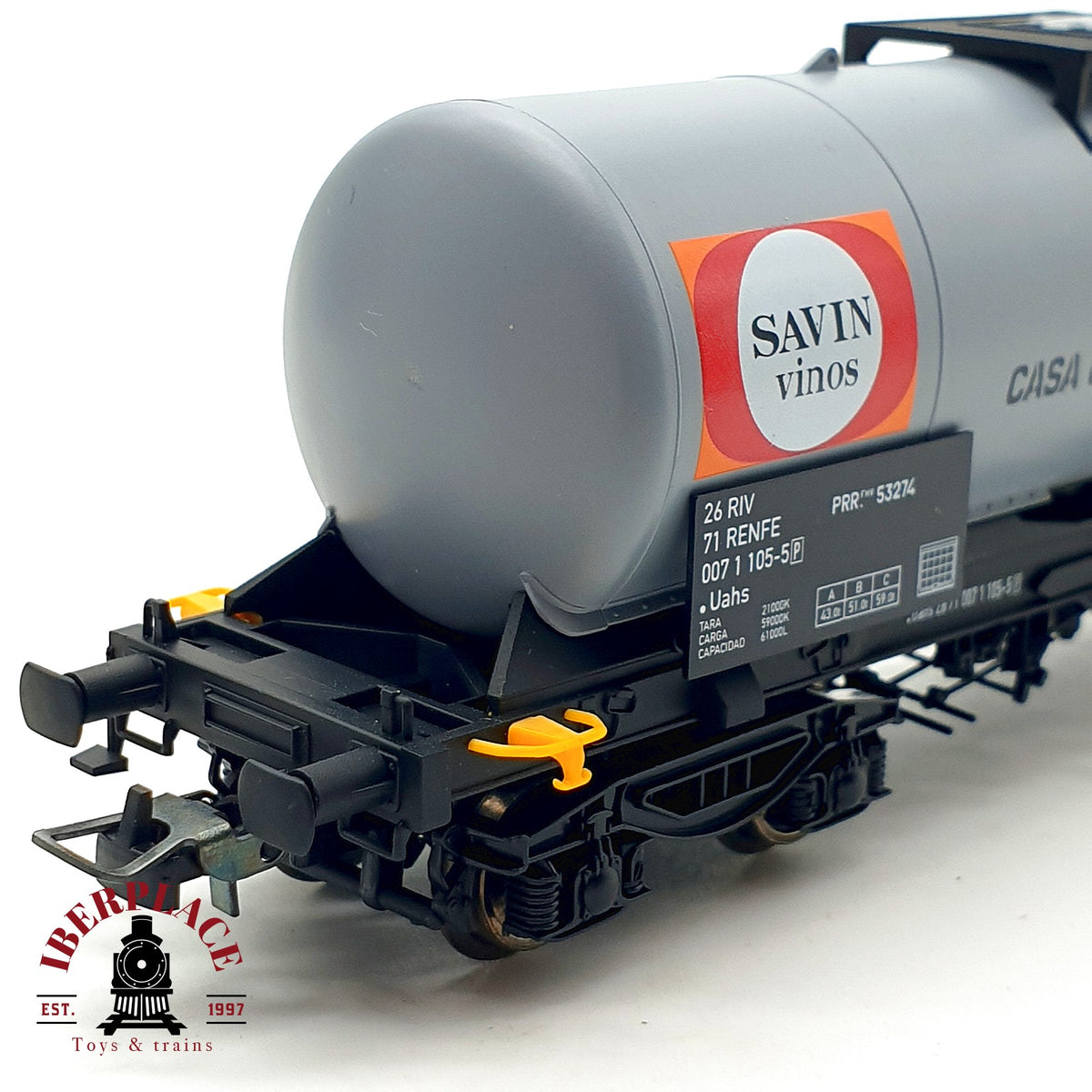 ♻️ ✨ Electrotren 5856K Vagón cisterna Vinos SAVIN RENFE Ep IV Escala H0 1:87