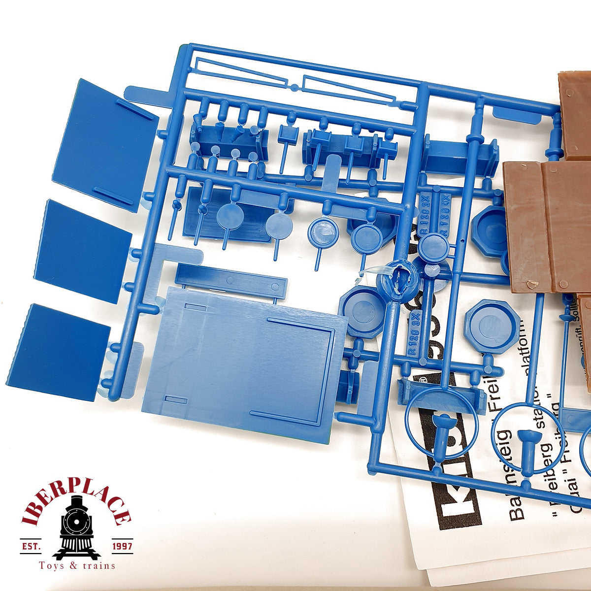 ♻️ 🚂 KIBRI kit andenes plataforma de estacion escala H0 1:87