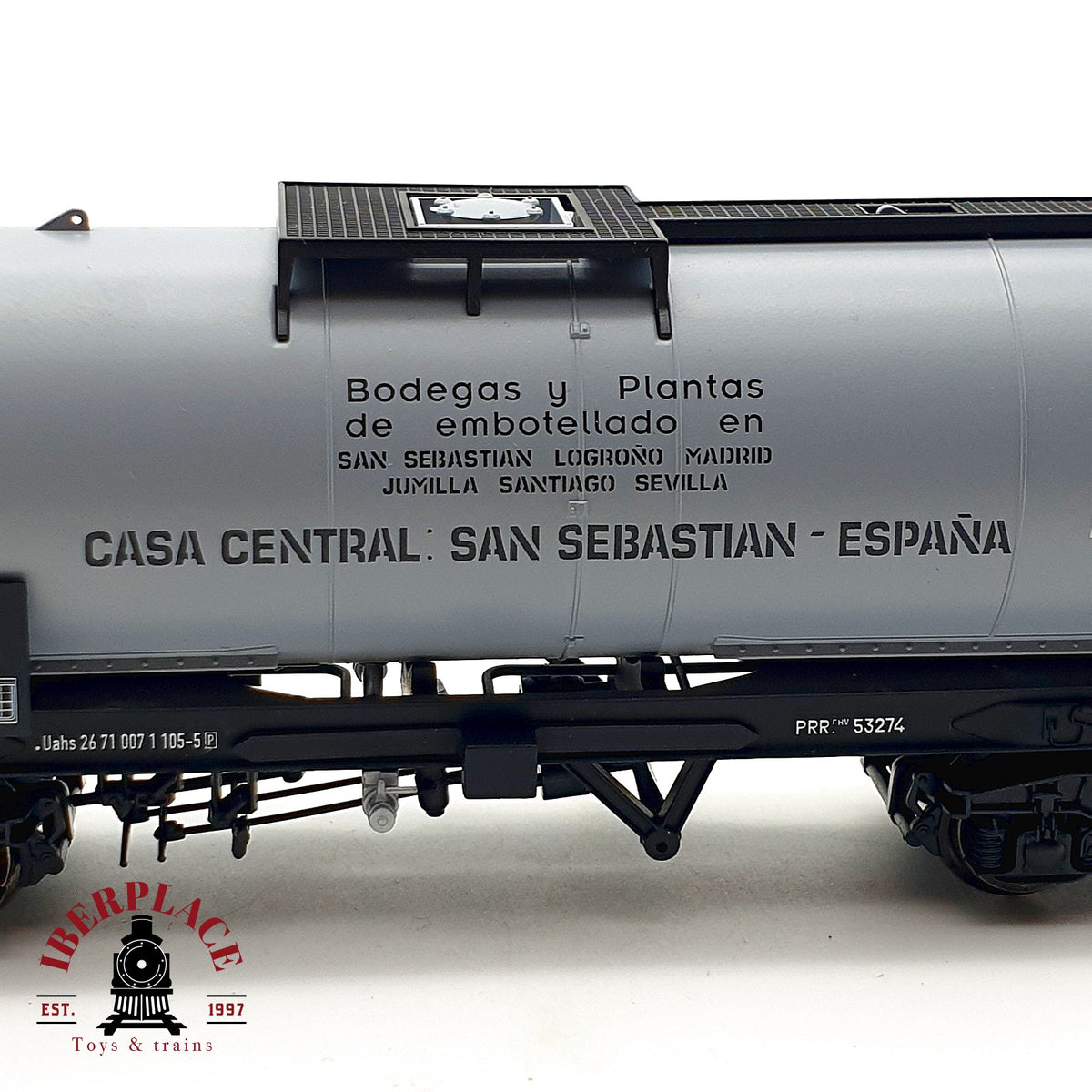 ♻️ ✨ Electrotren 5856K Vagón cisterna Vinos SAVIN RENFE Ep IV Escala H0 1:87