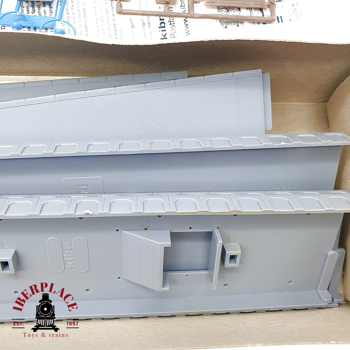 ♻️ 🚂 KIBRI kit andenes plataforma de estacion escala H0 1:87