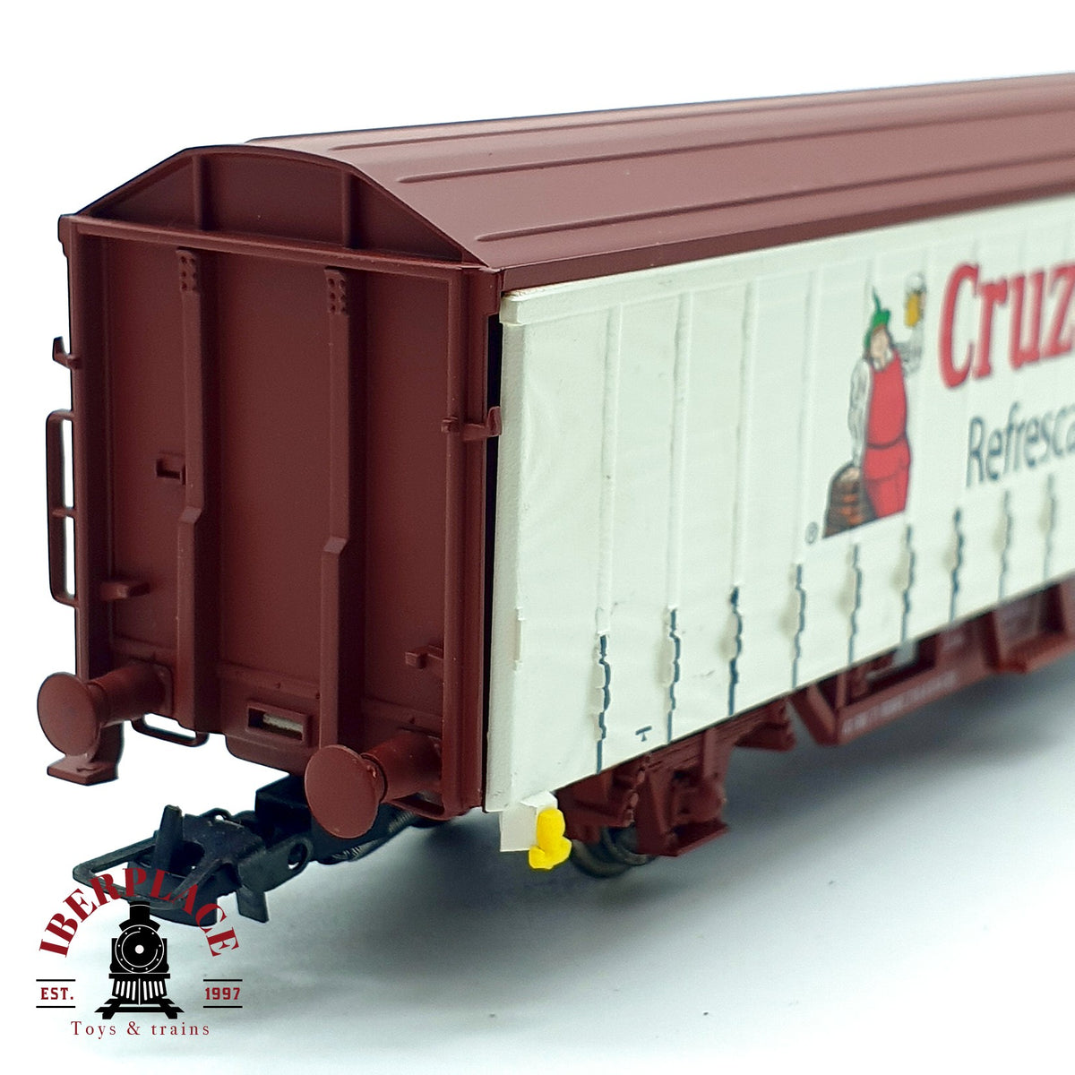 ♻️ ✨ Electrotren 1415K Vagon cerrado HIns Cruzcampo RENFE Ep IV DC Escala H0 1:87