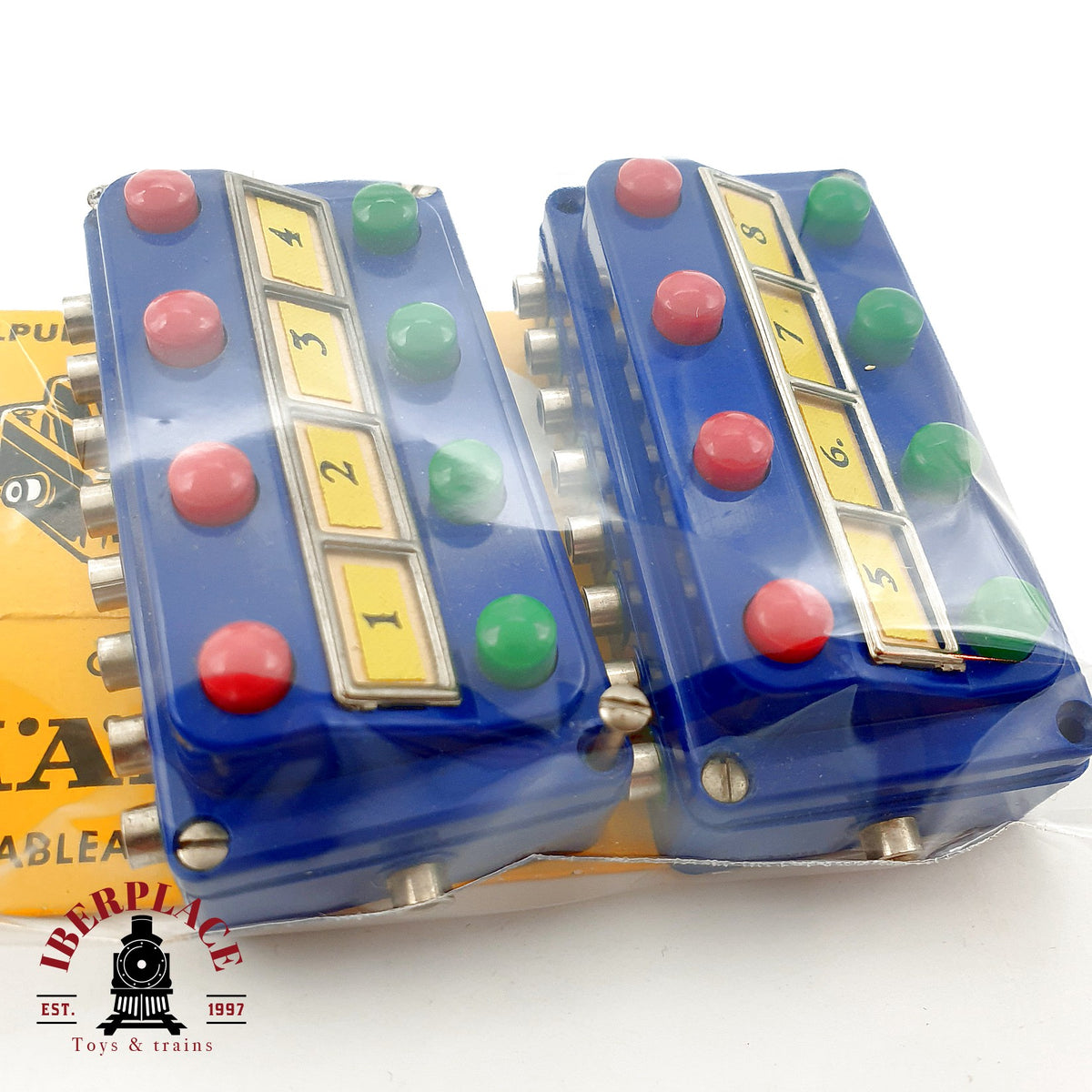 ♻️🚂 Märklin 7072 2x Cuadro de mandos para desvíos y señales Escala H0 1:87