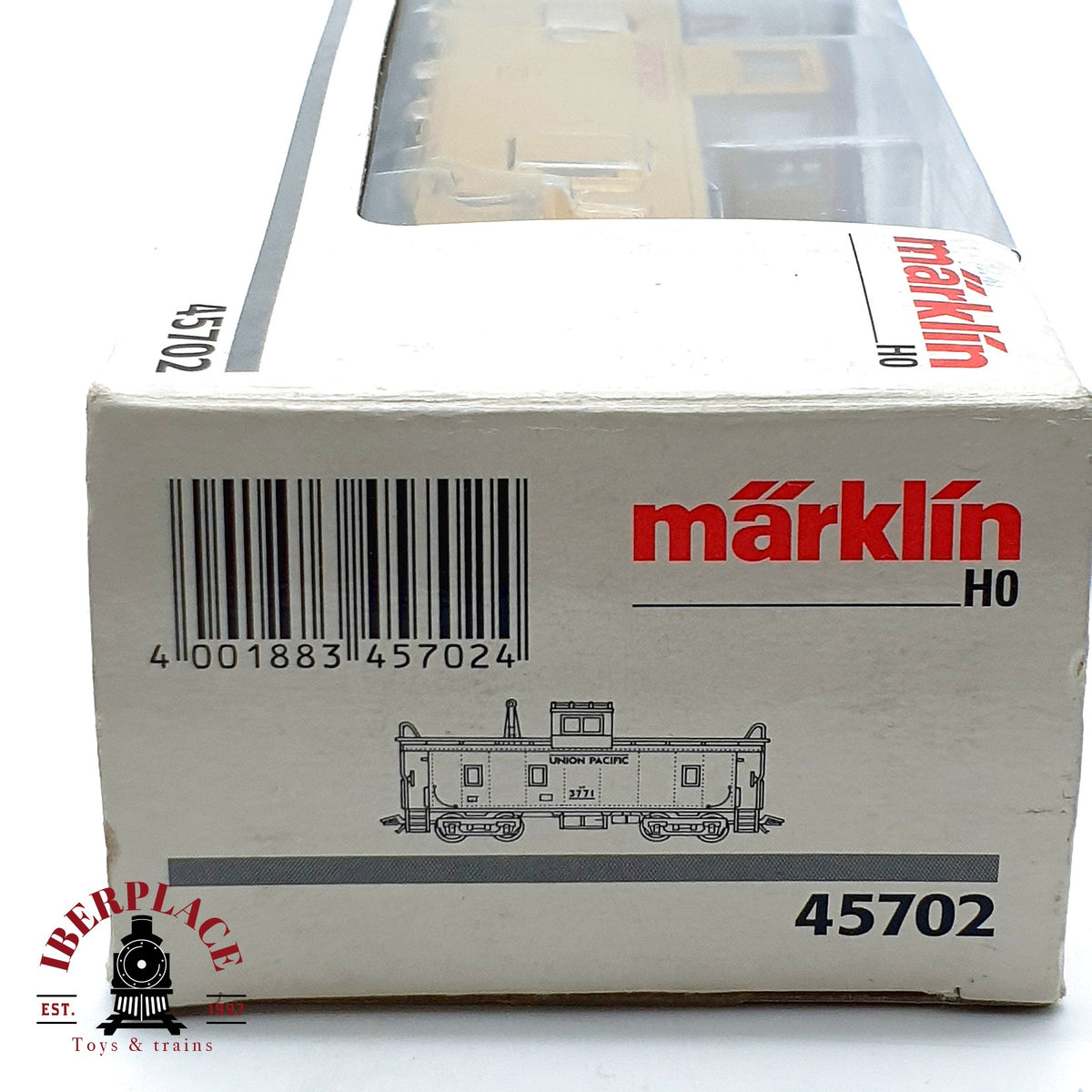♻️ ✨Märklin 45702 Vagon furgon de cola Caboose Union Pacific UP Ep III AC Escala H0 1:87