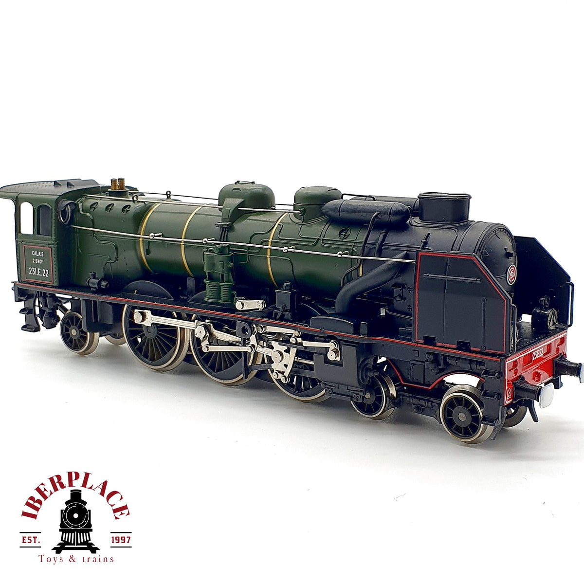 ♻️✨ Locomotora Vapor 231.E.22 Calais SNCF Verde Ep III Escala H0 1:87