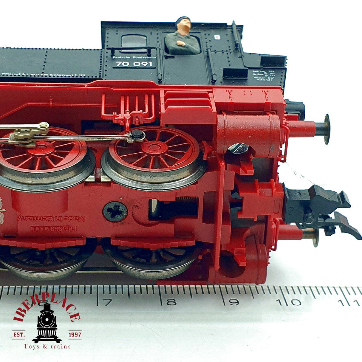 ♻️ ✨ Fleischmann 4070 locomotora vapor BR 70 091 DB epoca III H0 1:87 DC