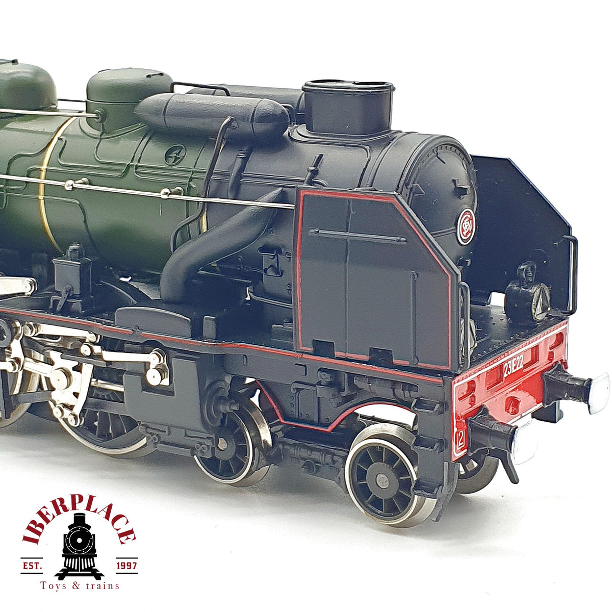 ♻️✨ Locomotora Vapor 231.E.22 Calais SNCF Verde Ep III Escala H0 1:87