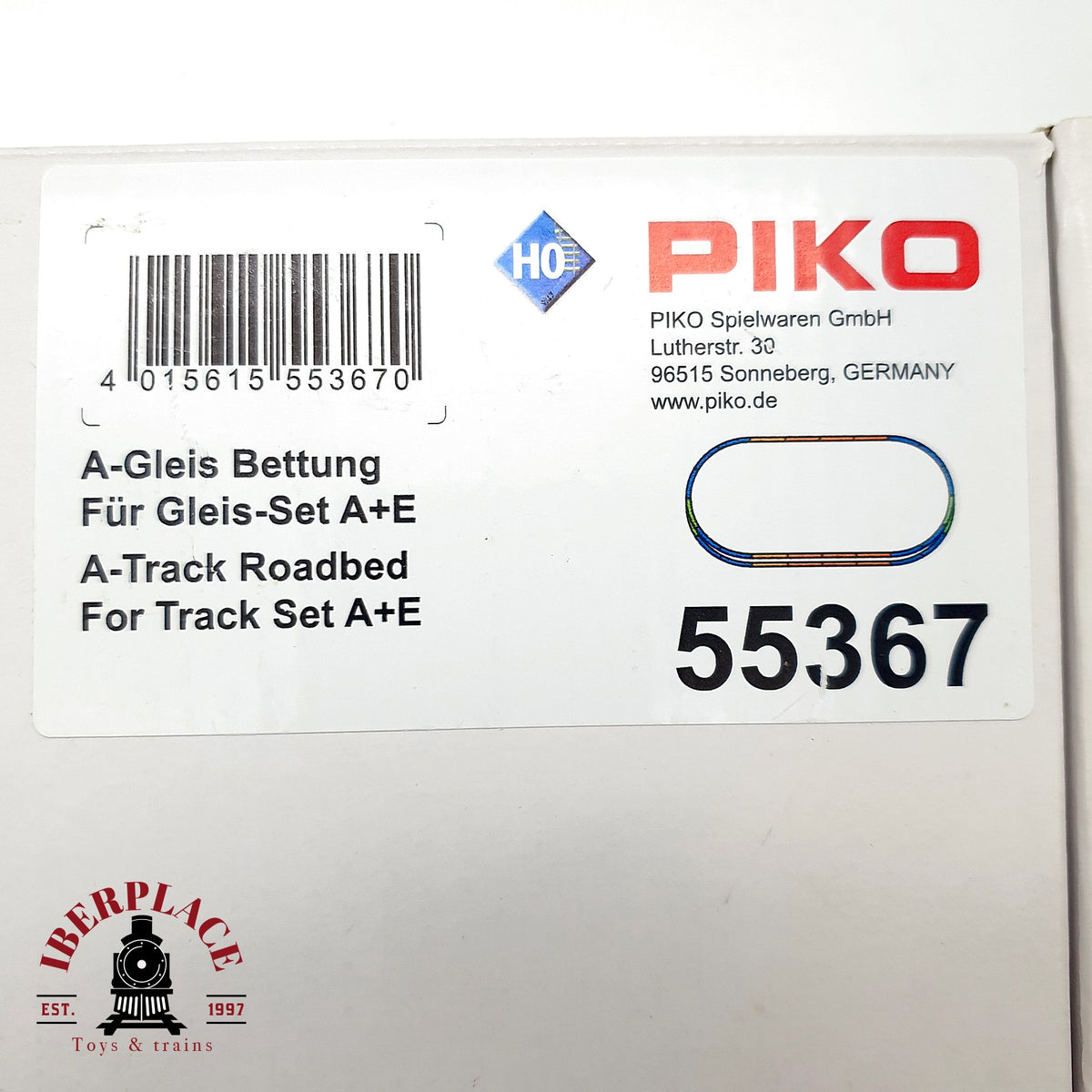 ♻️ ✨ Piko 55367 Set de balasto A-Gleis Bettung para Set A+E Escala H0 1:87