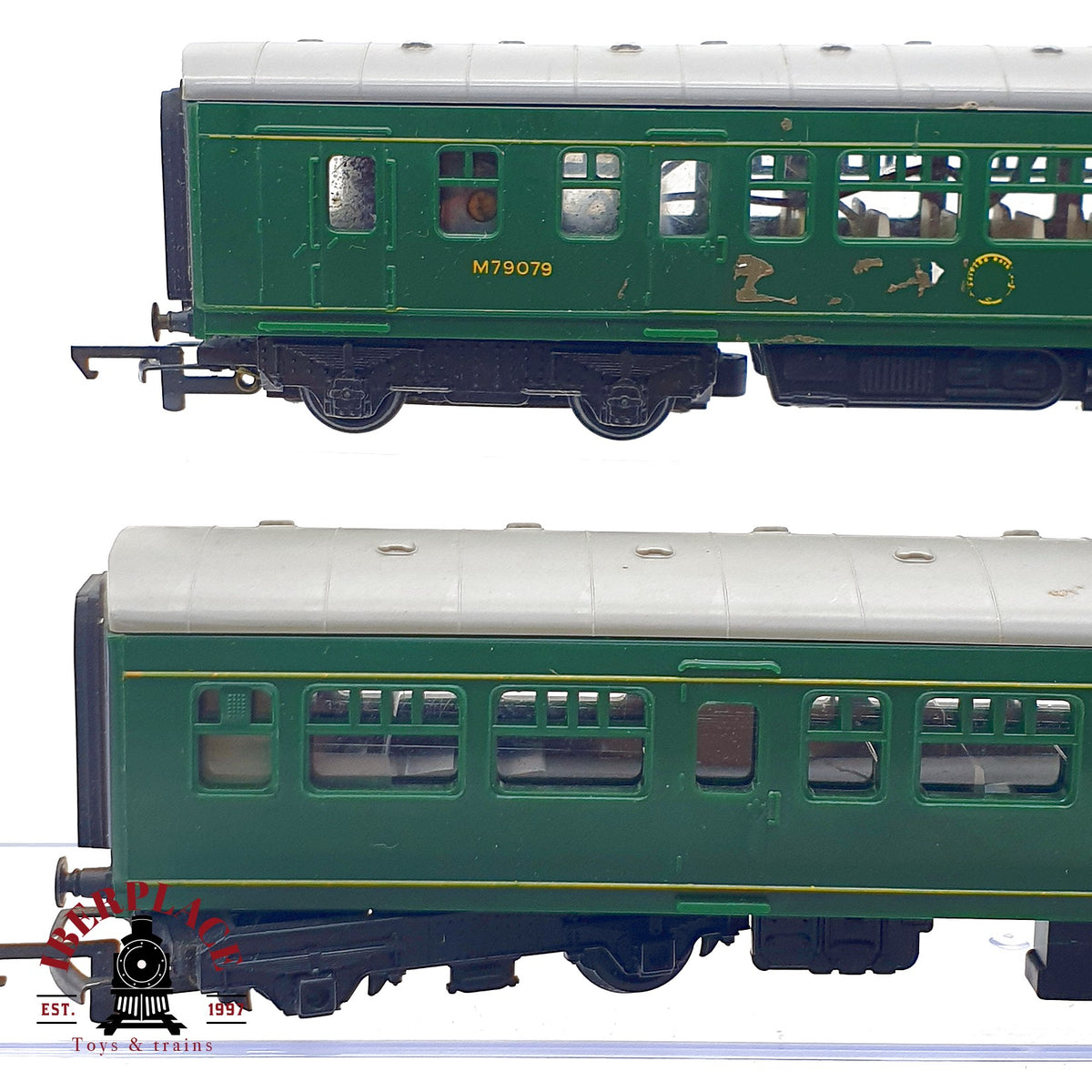 ♻️ 🚂 Hornby OO H0 DMU Class 101 automotor 3 piezas BR Green M79079 Escala H0 1:87