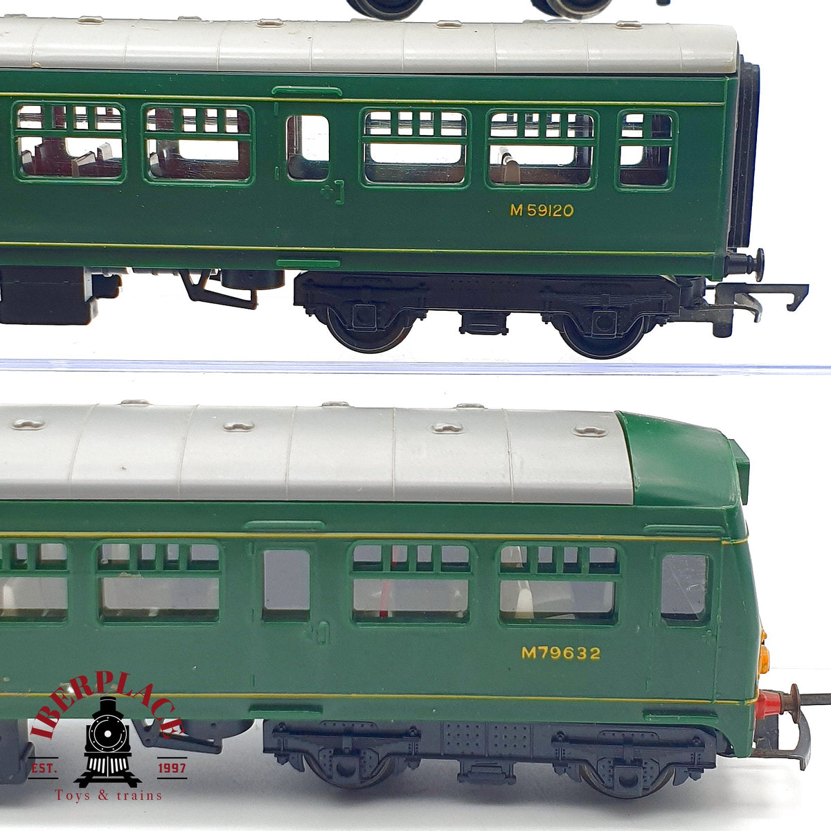 ♻️ 🚂 Hornby OO H0 DMU Class 101 automotor 3 piezas BR Green M79079 Escala H0 1:87
