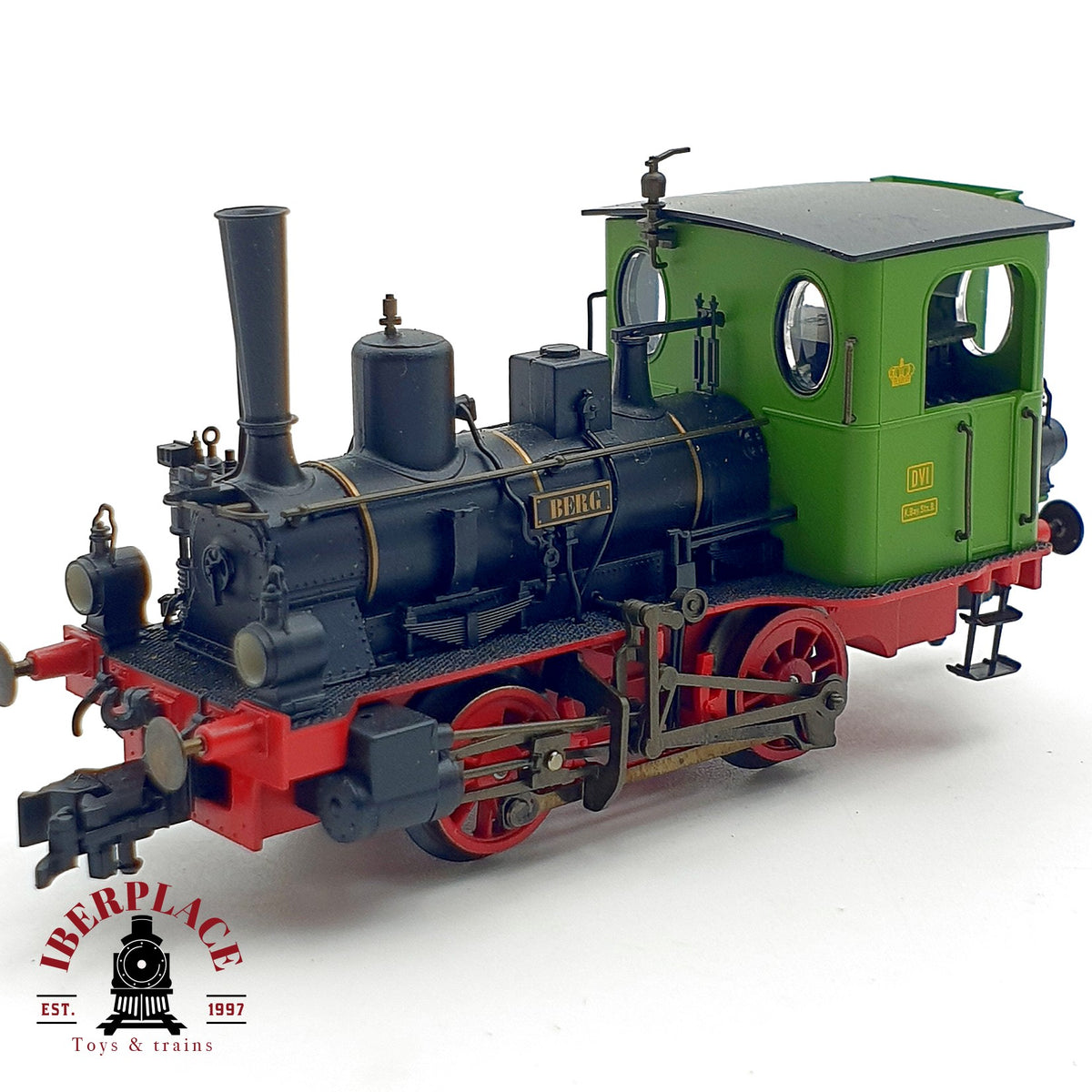 ♻️ ✨ Fleischmann 481301 locomotora vapor D VI "Berg" K.Bay.Stts.B. epoca I Escala H0 1:87 DC